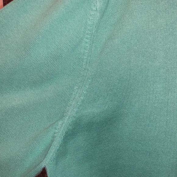 Izod Quarter Zip Sweater Green - Picture 7 of 11